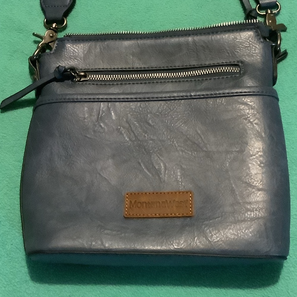Montana West Blue Crossbody Bag